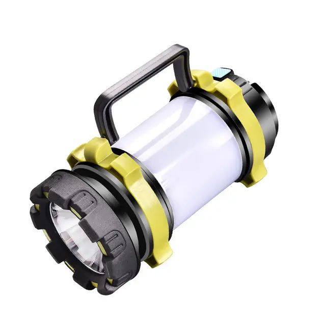 Lampe de camping LED 850 lumens rechargeable USB, lumière rouge SOS