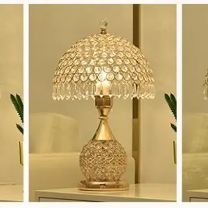 lampe de chevet cristal
