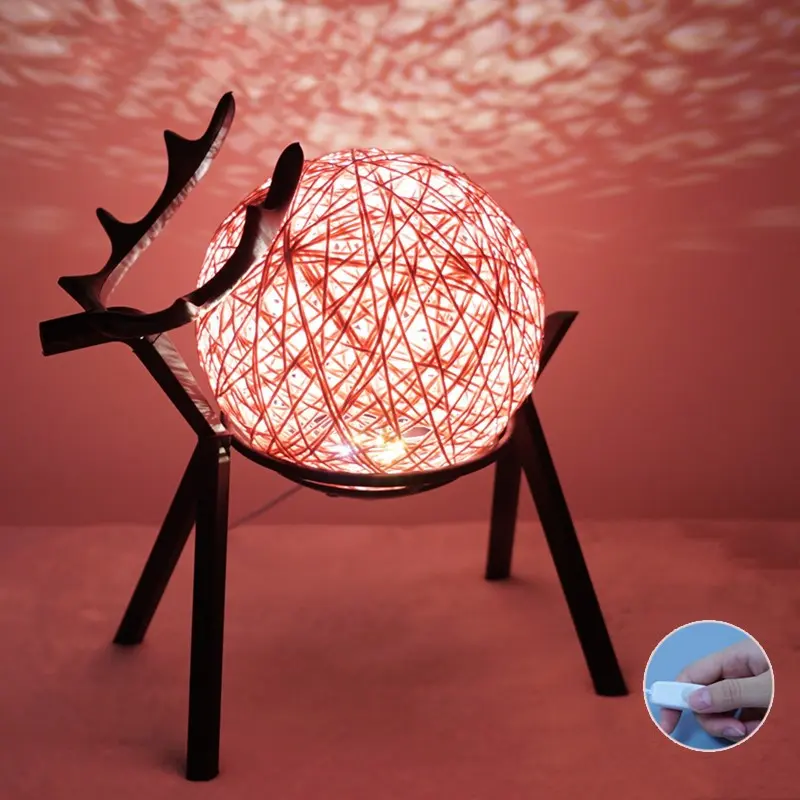 Lampe de chevet rétro LED, version fixe, variable ou télécommandée