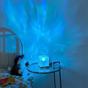 lampe effet vagues géométrique