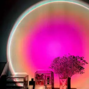 lampe projection soleil couchant
