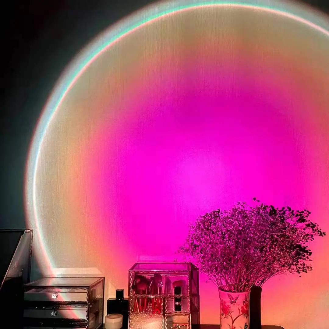 lampe projection soleil couchant