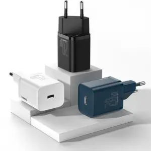 mini chargeur secteur blanc