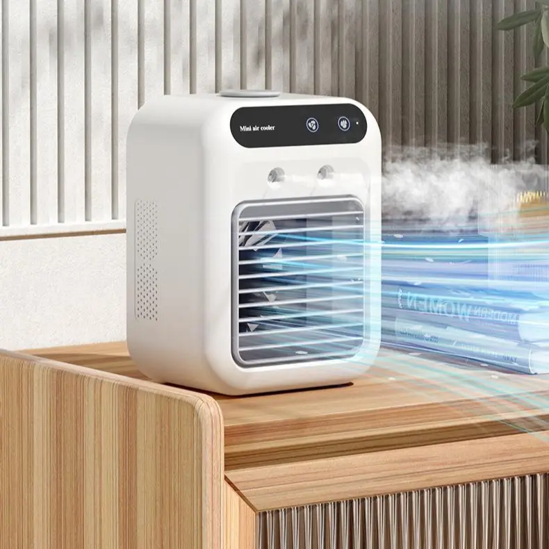 Mini climatiseur USB à eau et glaçons avec batterie 1800 mAh
