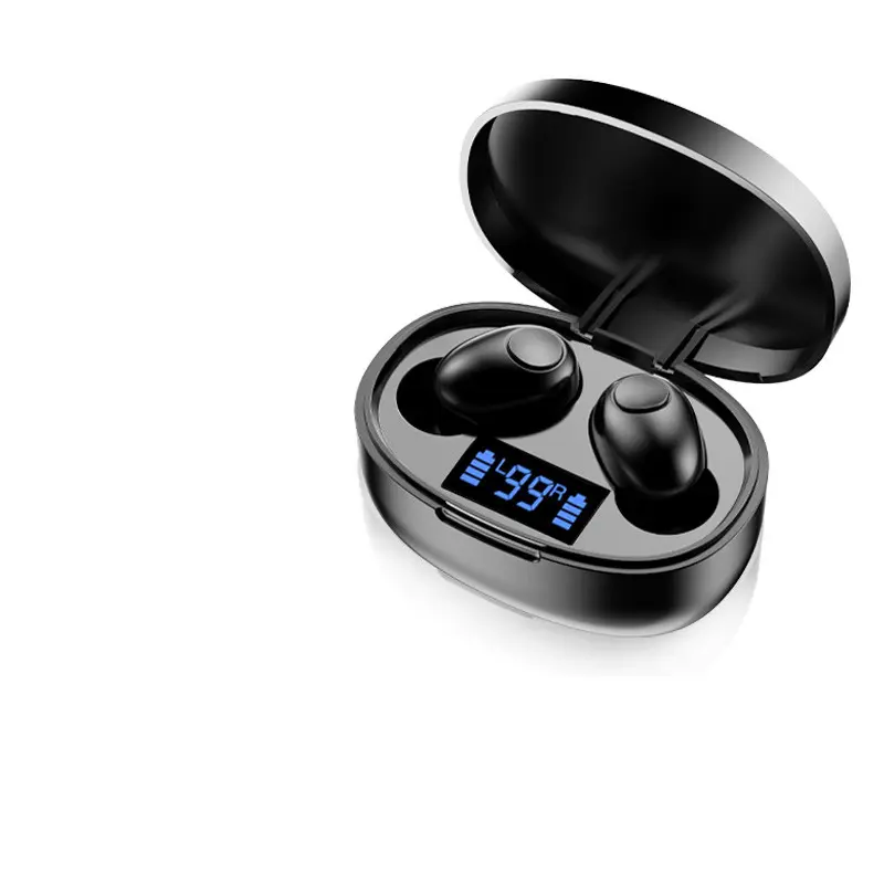 Mini écouteurs à afficheur LED Bluetooth 5.0, 3,8 g par oreille