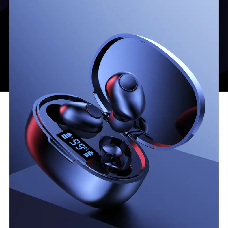 Mini écouteurs à afficheur LED Bluetooth 5.0, 3,8 g par oreille
