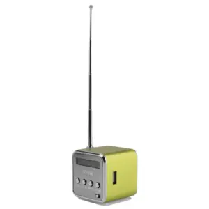 mini enceinte cube aluminium