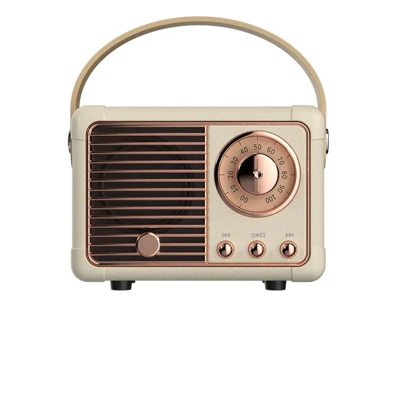 Mini enceinte rétro Bluetooth avec lecteur de carte et clé USB