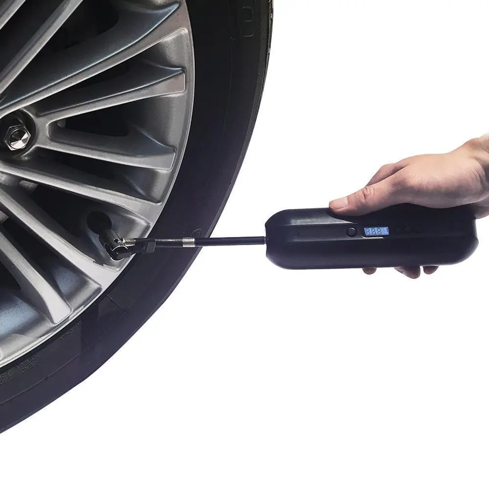 Mini pompe électrique vélo 150 PSI rechargeable avec support