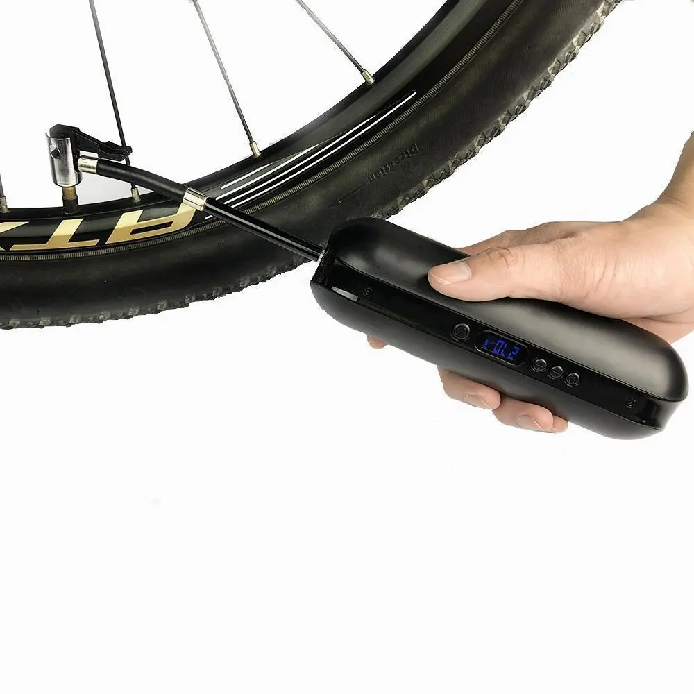 Mini pompe électrique vélo 150 PSI rechargeable avec support