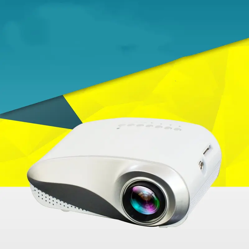 Mini projecteur 24 W LED 480 x 320, image de 20 à 80 pouces