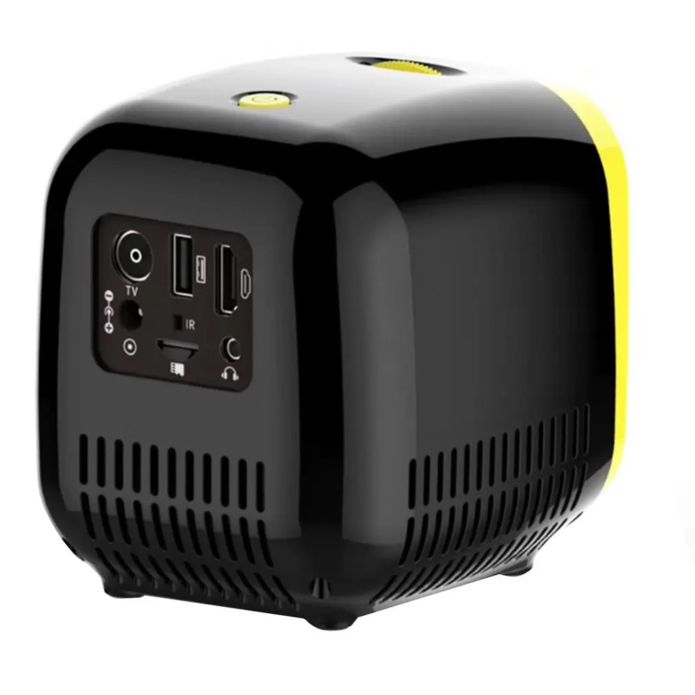 Mini projecteur 80 pouces à LED avec entrées HDMI, USB et microSD