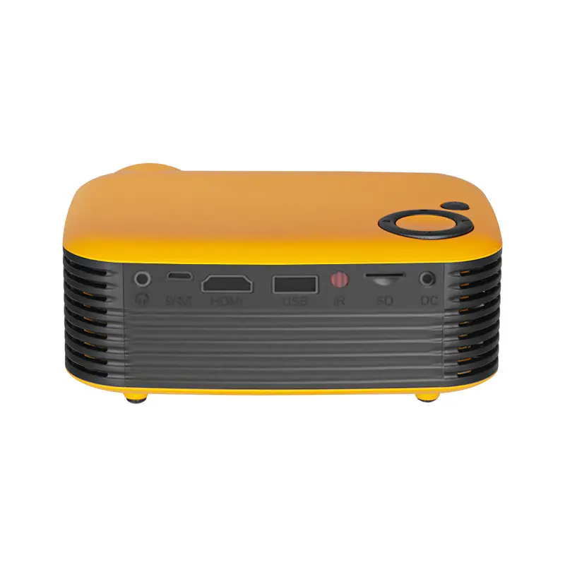Mini projecteur 800 lumens LCD, image de 14 à 100 pouces