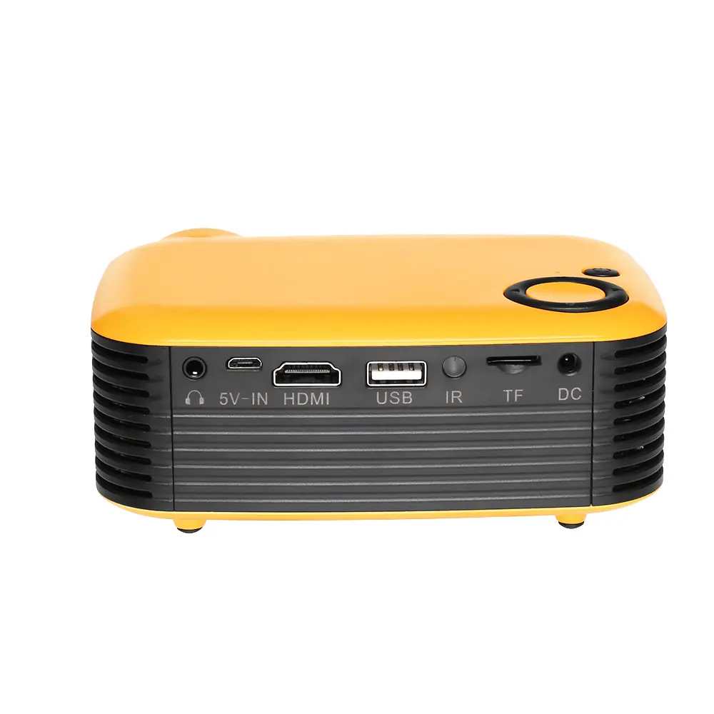 Mini projecteur 800 lumens LCD, image de 14 à 100 pouces