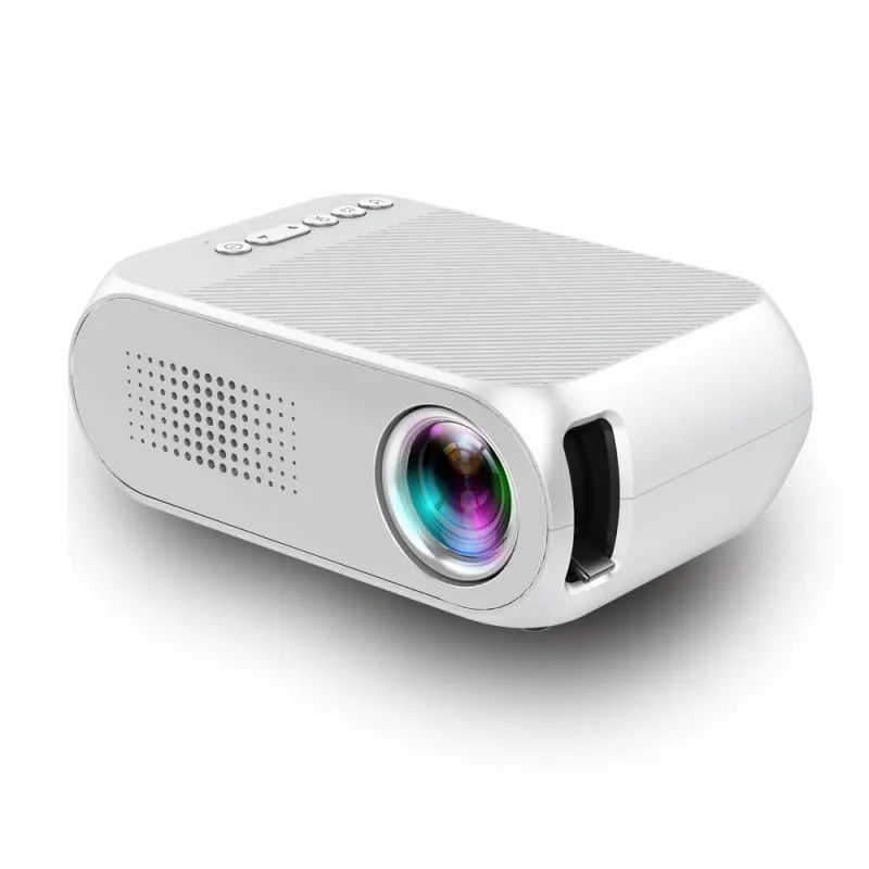 Mini projecteur en métal, image de 20 à 80 pouces, prise EU