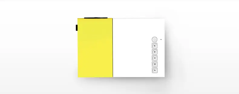 Mini projecteur sur batterie externe, LED et vidéo 1080p