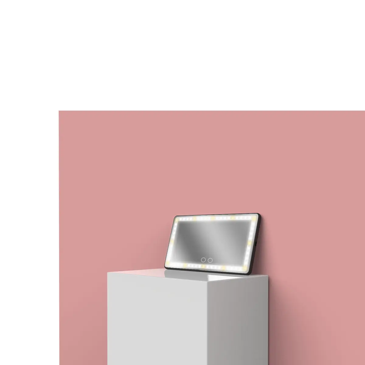 miroir de courtoisie led