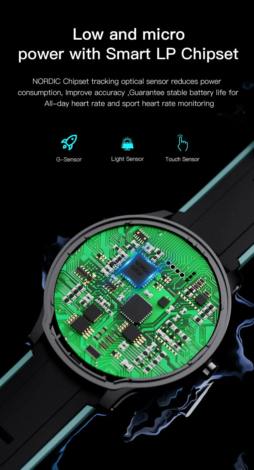 Montre cadran photo personnalisable, étanche 3 ATM et multisport