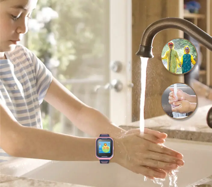 Montre enfant 4G avec GPS, appel vidéo et bouton SOS
