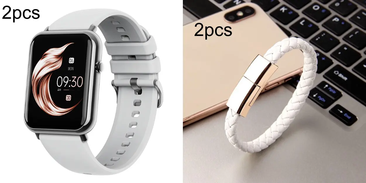 Montre tactile 340 mAh étanche IP67 avec Bluetooth 5.2