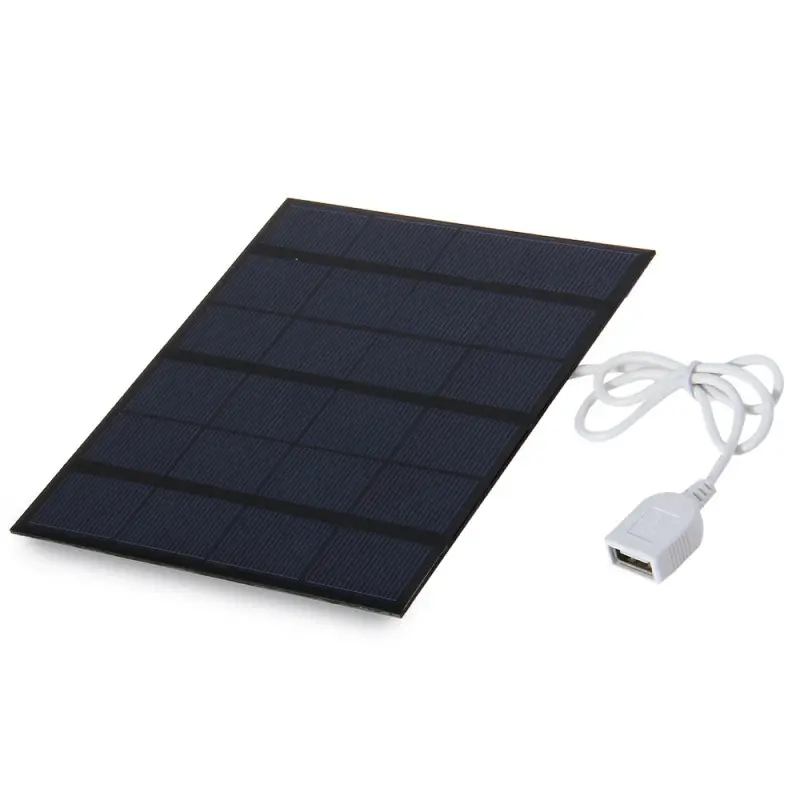 Panneau solaire ultrafin USB 6 V de 3,5 W pour petits appareils