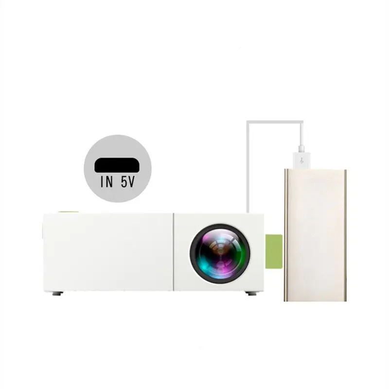 Petit projecteur LED 12 W, image de 24 à 60 pouces