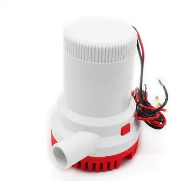 Pompe de cale immergée 12 V ou 24 V avec interrupteur à flotteur