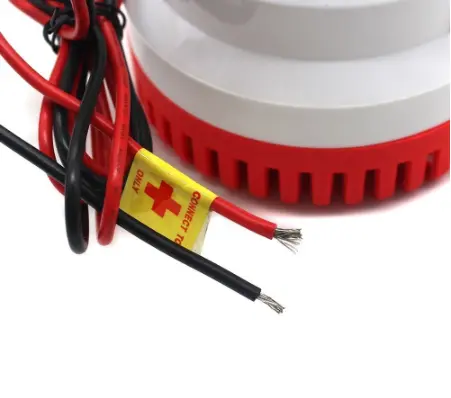 Pompe de cale immergée 12 V ou 24 V avec interrupteur à flotteur