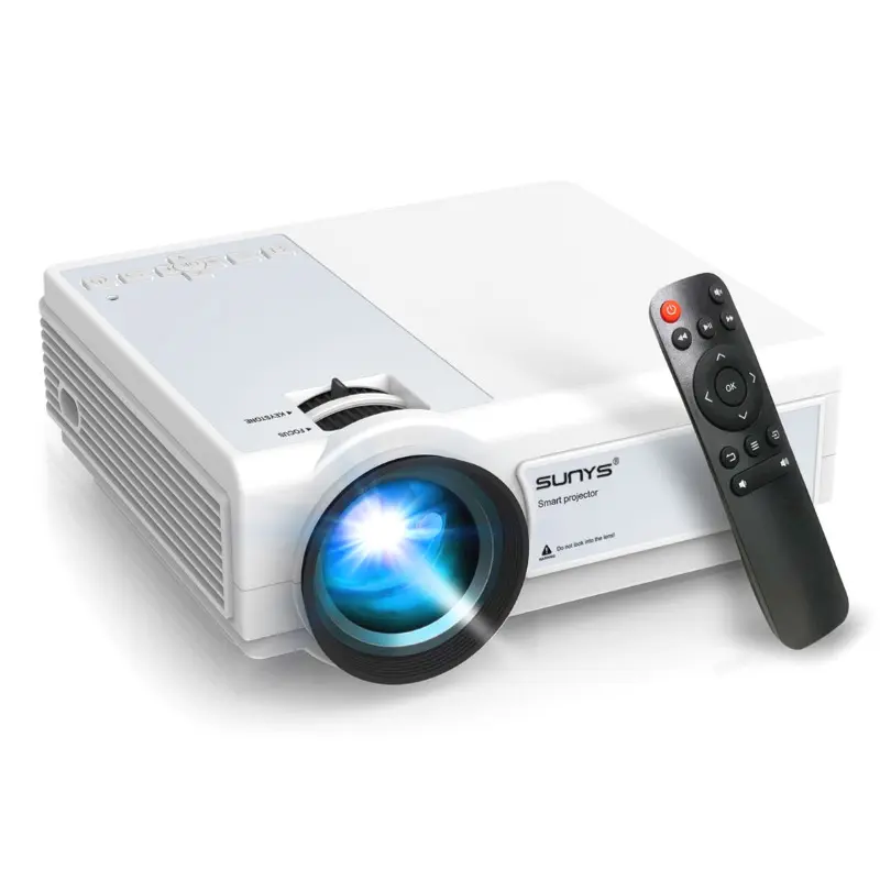 Projecteur 1080p 57 W avec wifi, Bluetooth et télécommande