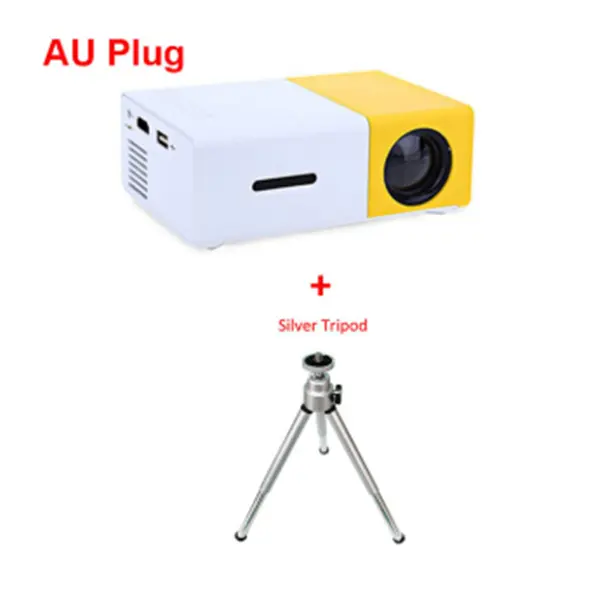 Projecteur HDMI 80 pouces à LED avec télécommande et lecteur microSD