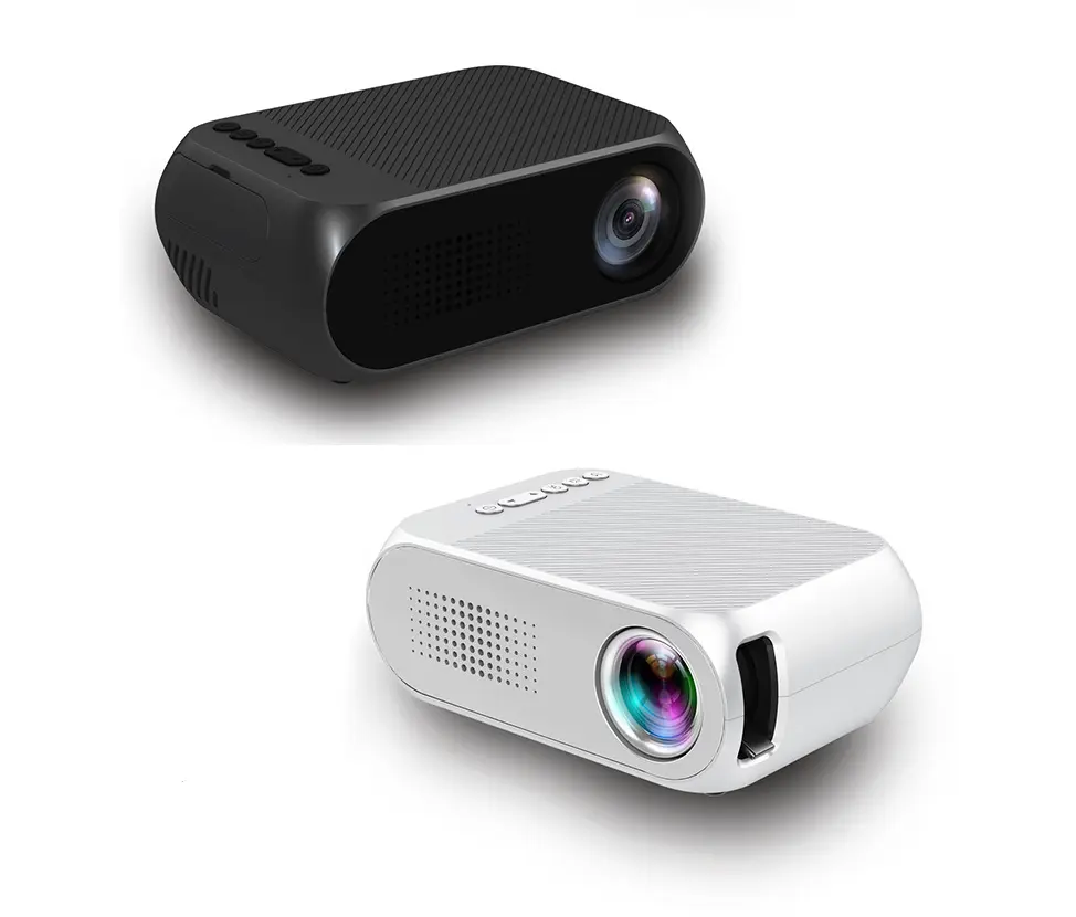 Projecteur LED à batterie avec télécommande, image de 20 à 80 pouces