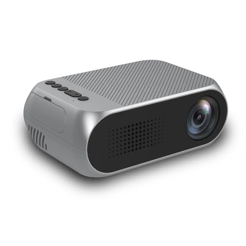 Projecteur LED à batterie avec télécommande, image de 20 à 80 pouces
