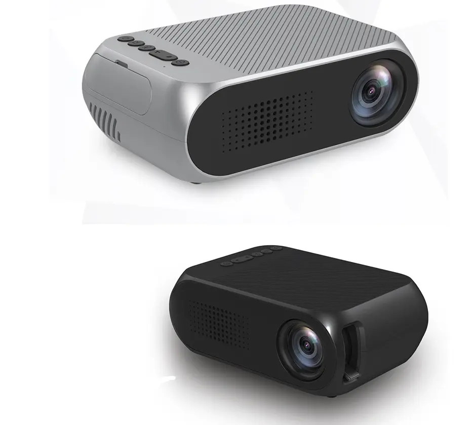 Projecteur LED à batterie avec télécommande, image de 20 à 80 pouces