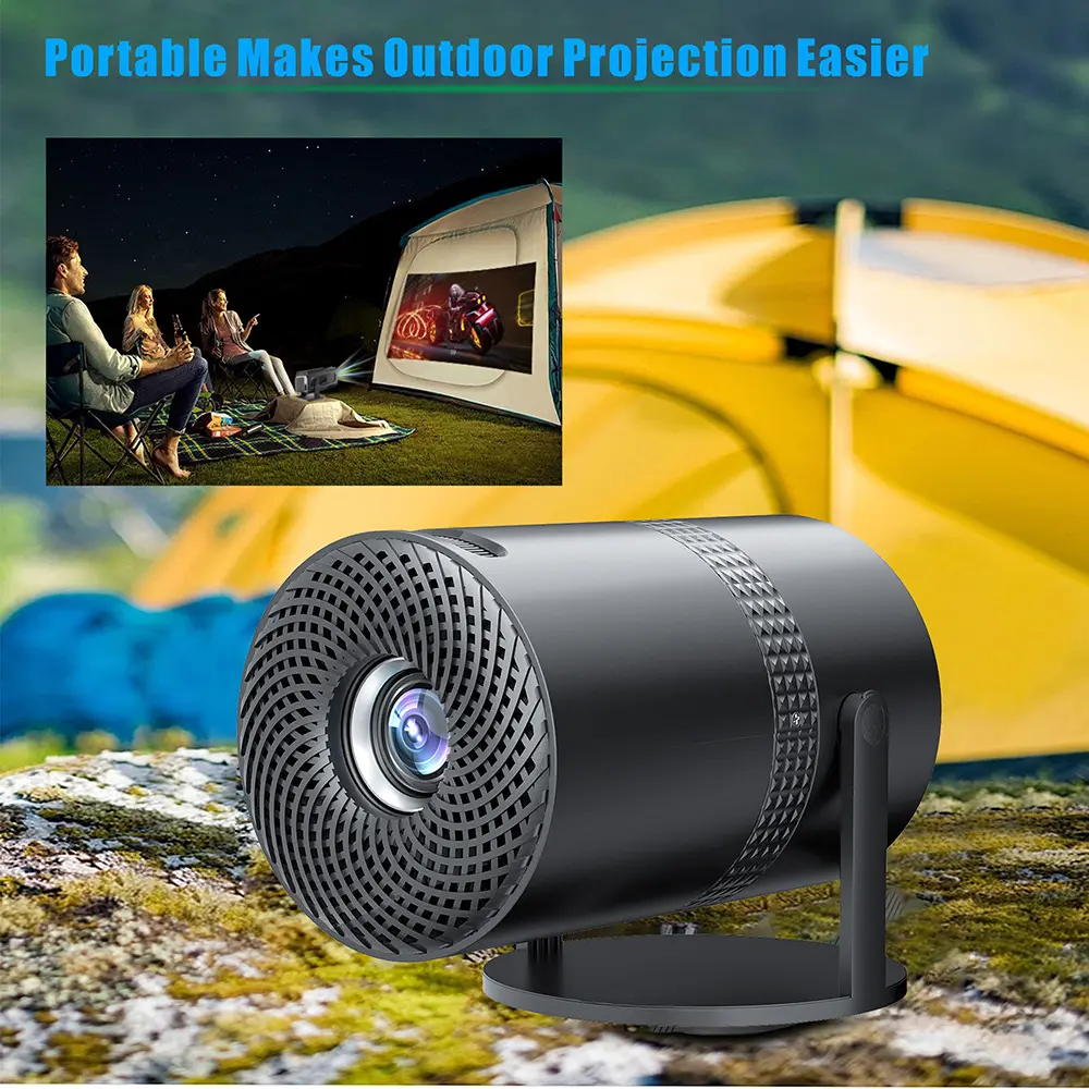 Projecteur portable 65 W HD 720p de 120 ANSI lumens, noir