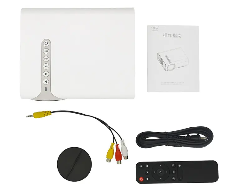 Projecteur USB AV HDMI pour la maison avec télécommande