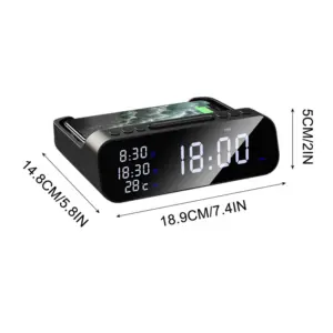 réveil chargeur 3 en 1