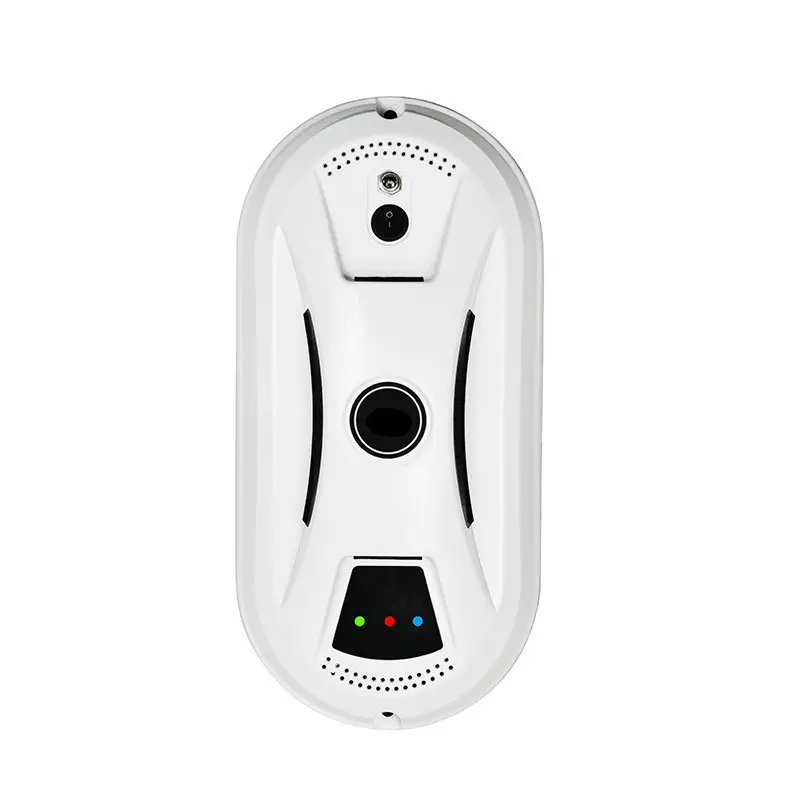 Robot lave-vitres 3 modes à trajet planifié, compact et blanc