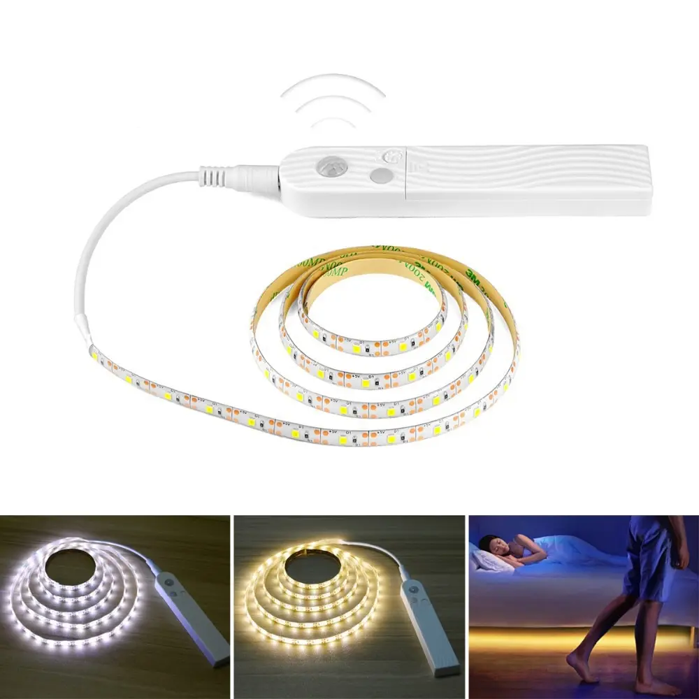 Ruban LED à détecteur de mouvement pour sous-meuble, 1 à 3 m