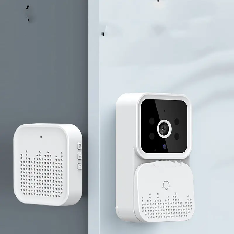 Sonnette vidéo avec carillon, interphone wifi et vision nocturne
