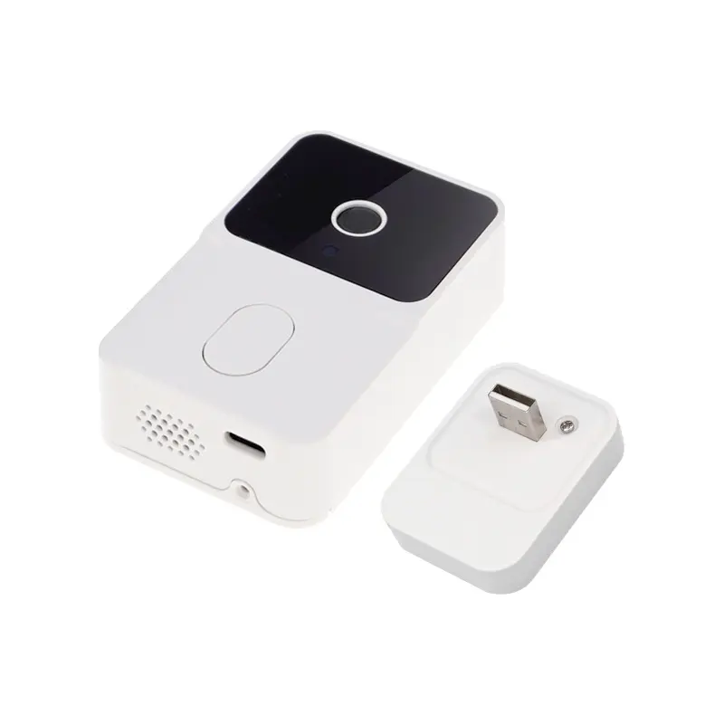 Sonnette vidéo Bluetooth wifi sans fil avec batterie de 1000 mAh