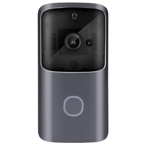 Sonnette wifi 720p grand angle 166° avec interphone et détection