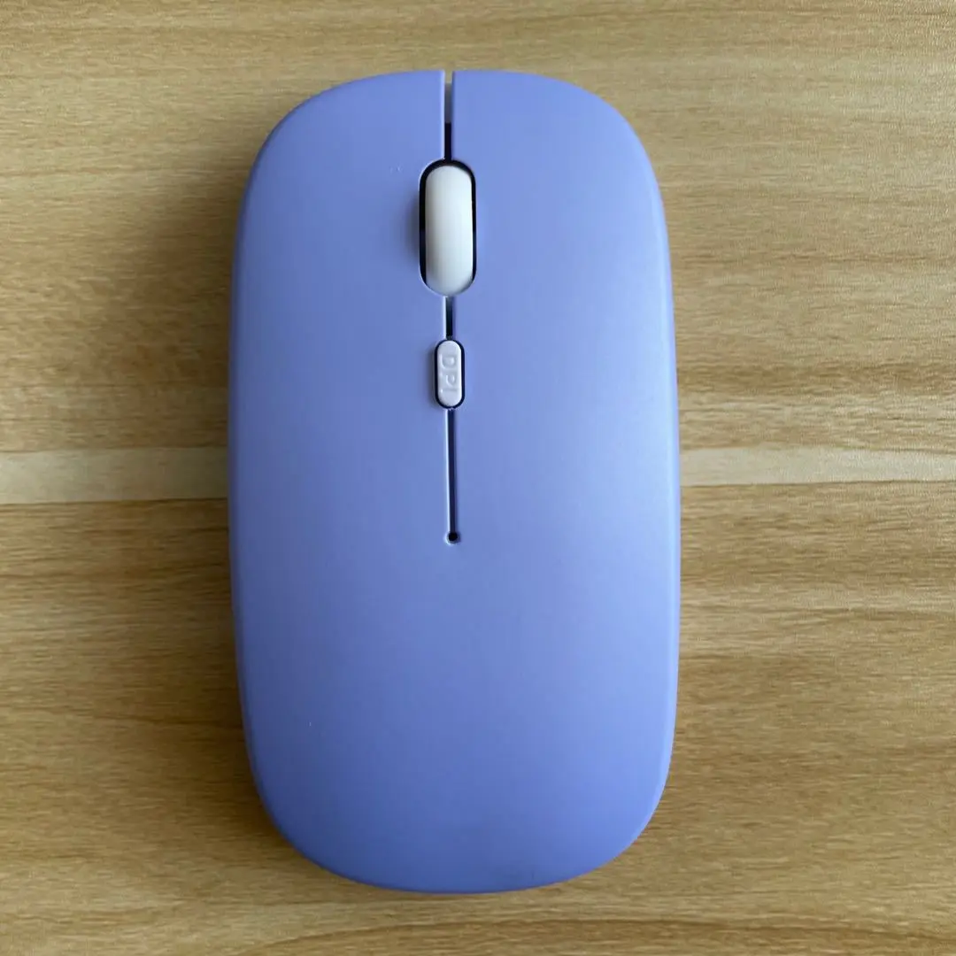 Souris extra-plate rechargeable sans fil 1000 DPI, huit coloris
