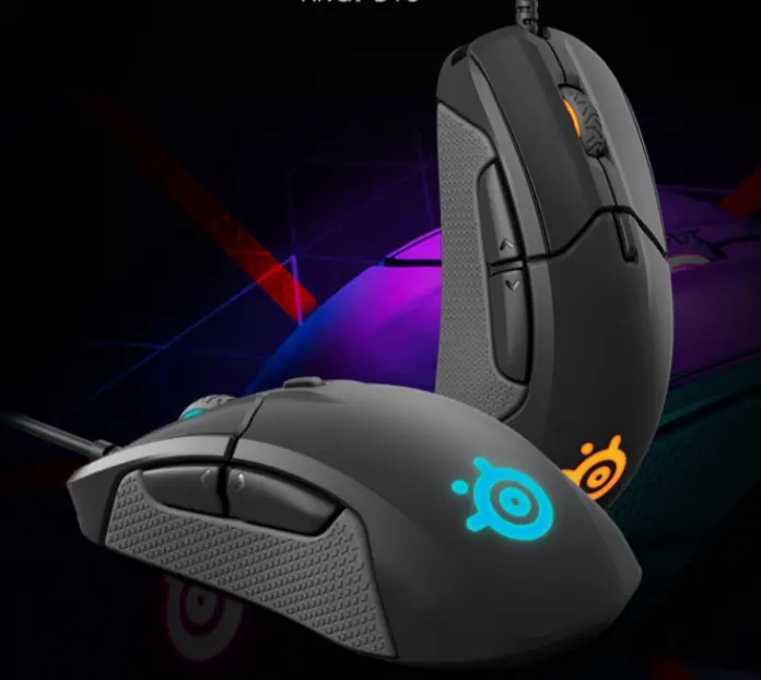 Souris gamer 12000 DPI filaire à 6 boutons, six niveaux de réglage