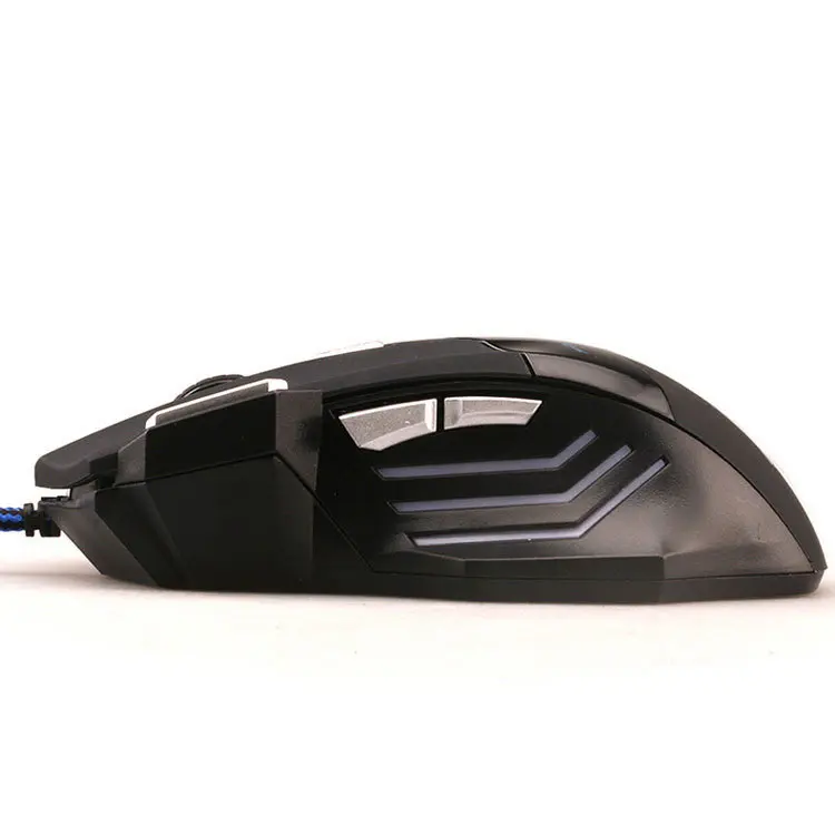 Souris gamer 5500 dpi à 6 boutons et câble tressé en nylon