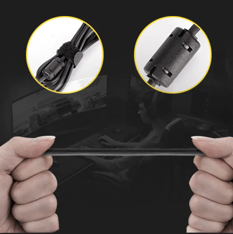 Souris gamer 9 boutons filaire 5000 dpi avec câble de 1,8 m