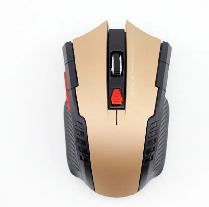 Souris sans fil 1600 dpi à 6 boutons avec récepteur USB 2,4 GHz