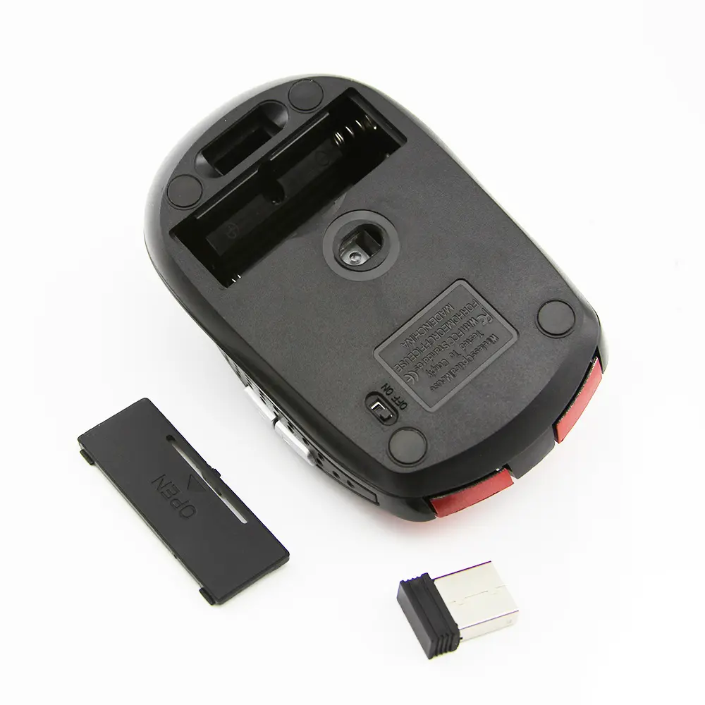 Souris sans fil finition métal pour le bureau, cinq coloris