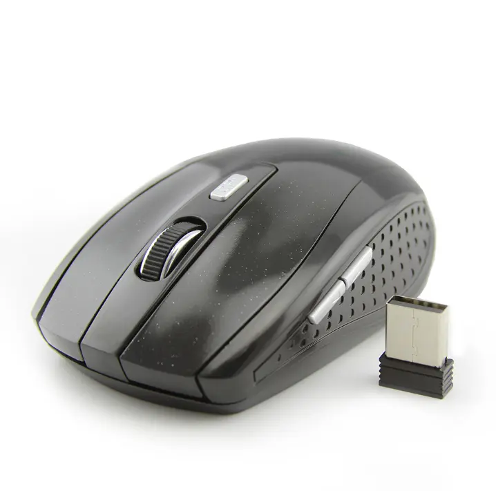 Souris sans fil finition métal pour le bureau, cinq coloris