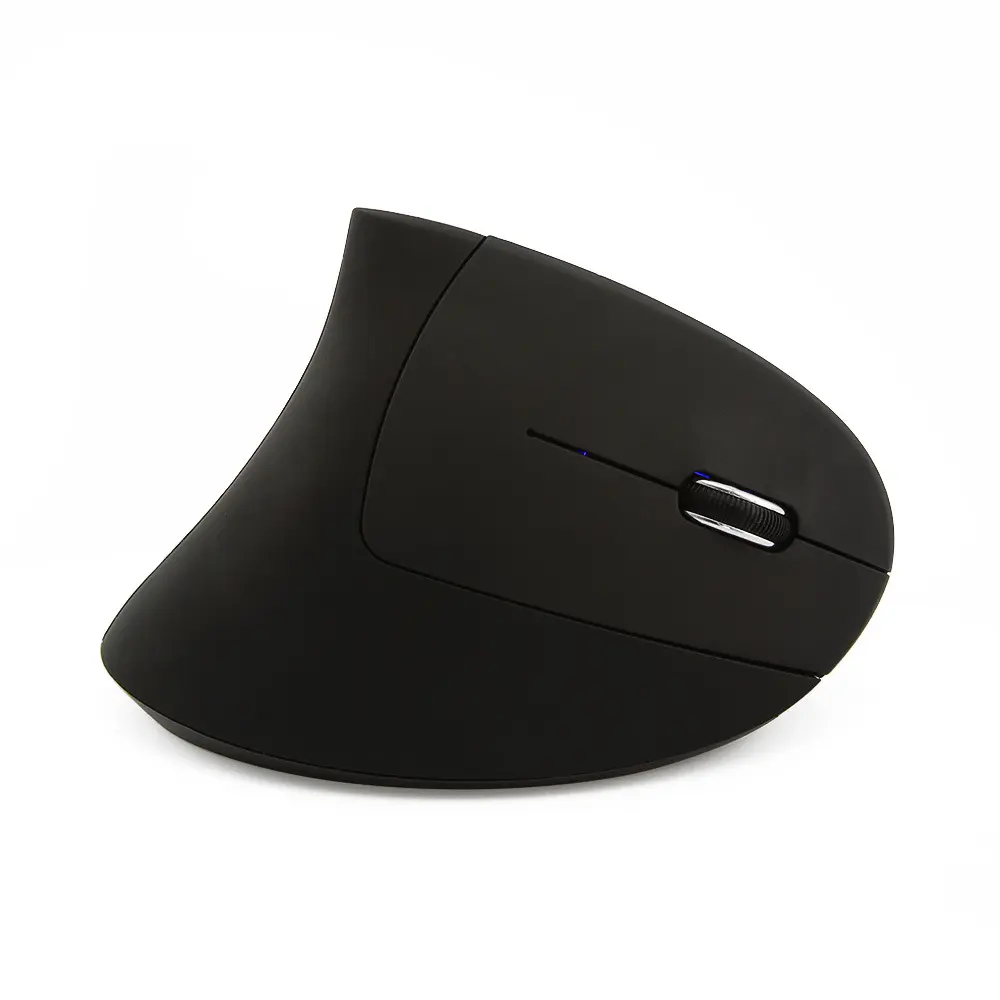 Souris verticale bureautique sans fil 1600 DPI, blanche, noire ou rose