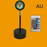 Spot arc-en-ciel USB à effet coucher de soleil, coque en aluminium